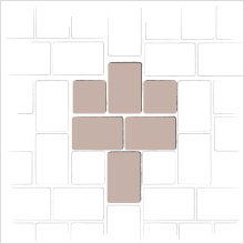 Large Rectangle and Square 1 Pattern